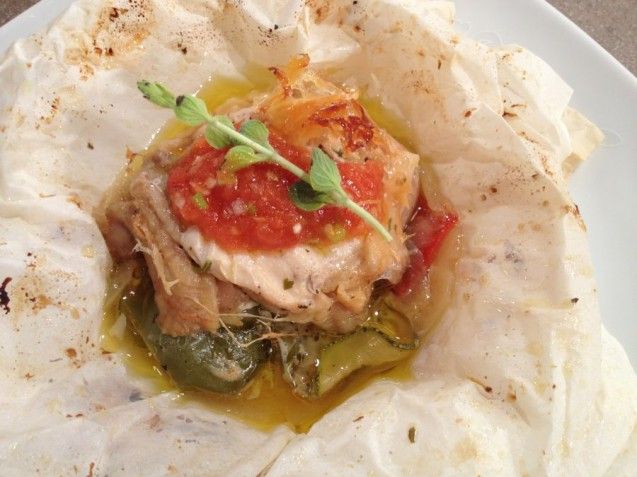 Ρολό κοτόπουλο στη λαδόκολλα από την Ελένη Ψυχούλη