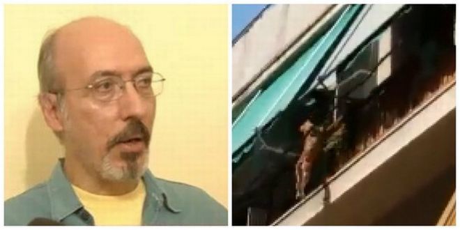 Ο ιδιοκτήτης διαμερίσματος εξηγεί πως ‘έπεσε’ ο σκύλος από το μπαλκόνι (Video)