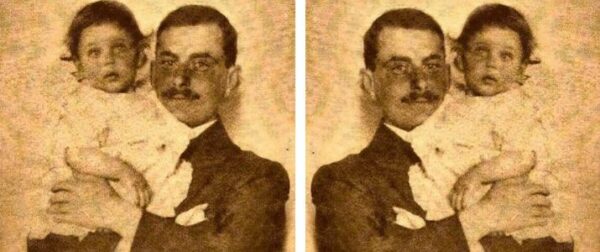 Σπάνια φωτογραφία από το 1913! Δεν θα πιστεύετε ποιος πασίγνωστος Έλληνας ηθοποιός πόζαρε μωρό στην αγκαλιά του πατέρα του