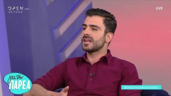 Μαρίνος Κόνσολος: Το τηλεφώνημα στον αέρα του “Για την παρέα” η «μάχη» για το… καλό προφίλ και η πρόκληση στην Αθηνά Οικονομάκου