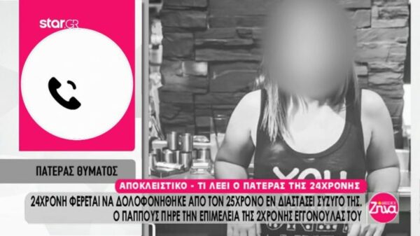 Πατέρας της 24χρονης Ερατούς που δολοφονήθηκε στη Μυτιλήνη από τον εν διαστάσει σύζυγο της: Ας τον κρίνει ο Θεός…