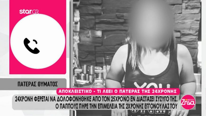 Πατέρας της 24χρονης Ερατούς που δολοφονήθηκε στη Μυτιλήνη από τον εν διαστάσει σύζυγο της: Ας τον κρίνει ο Θεός…