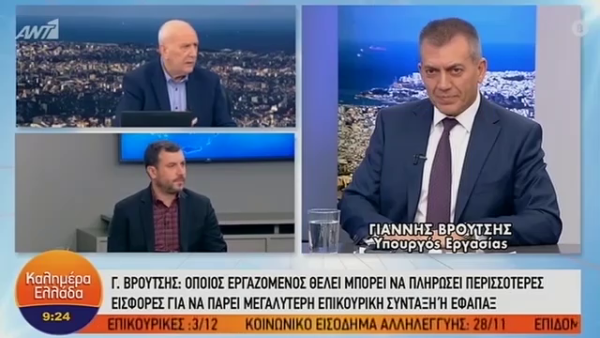 “Καλημέρα Ελλάδα”: Η αντίδραση του Γιώργου Παπαδάκη την ώρα του σεισμού