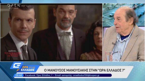 Μανούσος Μανουσάκης: Κάθε Κυριακή με τους ηθοποιούς από το “Κόκκινο Ποτάμι” μαζευόμαστε σπίτι μου και…
