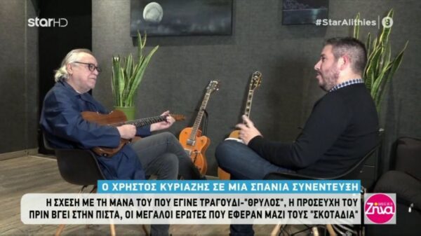 Xρήστος Κυριαζής: Στη δεύτερη συνέντευξη του μέσα σε μια εικοσαετία μιλάει για όλους και για όλα!