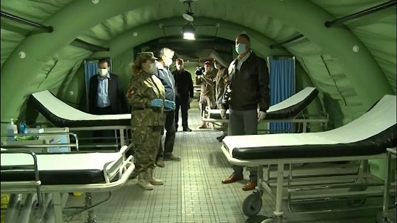 Ρουμανία: Στρατιωτικό νοσοκομείο στήθηκε  σε χρόνο – ρεκορ