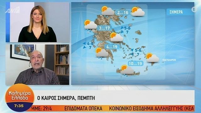 Η πρόγνωση του καιρού από τον Τάσο Αρνιακό-Δείτε που χιονίζει σήμερα