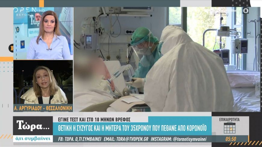 Θετική η σύζυγος και η μητέρα του 35χρονου που πέθανε από κορoνοϊό