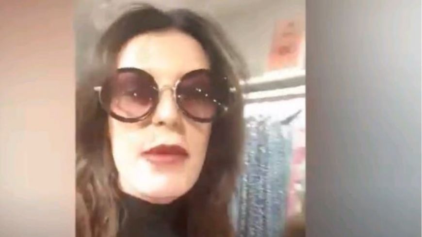 Νερό στον Χαρδαλιά πέταξε η Θεσσαλονικιά «παρουσιάστρια»