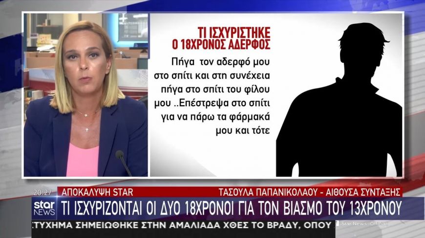 Ρόδος: 18χρονος κατηγορείται για τον βιασμό του 13χρονου αδερφού του