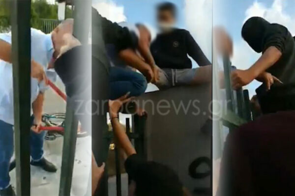 Χανιά | Το βίντεο-ντοκουμέντο από το επεισόδιο ανάμεσα σε διευθυντή και μαθητές στην κατάληψη
