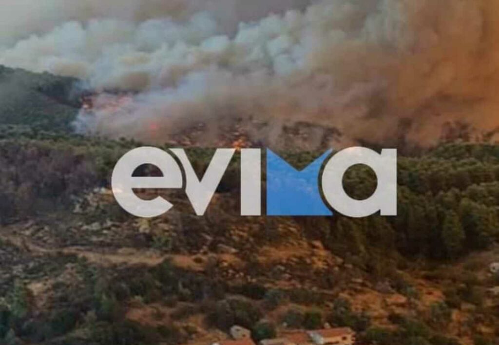 Φωτιά στην Εύβοια: Καίγεται ο Δήμος Ιστιαίας – «Περιμένουμε την καταστροφή μας»
