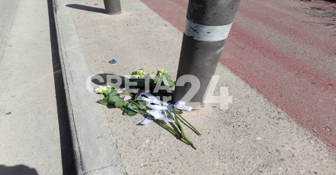Θρήνος στο Ηράκλειο: Λευκά τριαντάφυλλα για τον  Ματθαίο και τον Έρντι που «έφυγαν» σε τροχαίο (Photos)