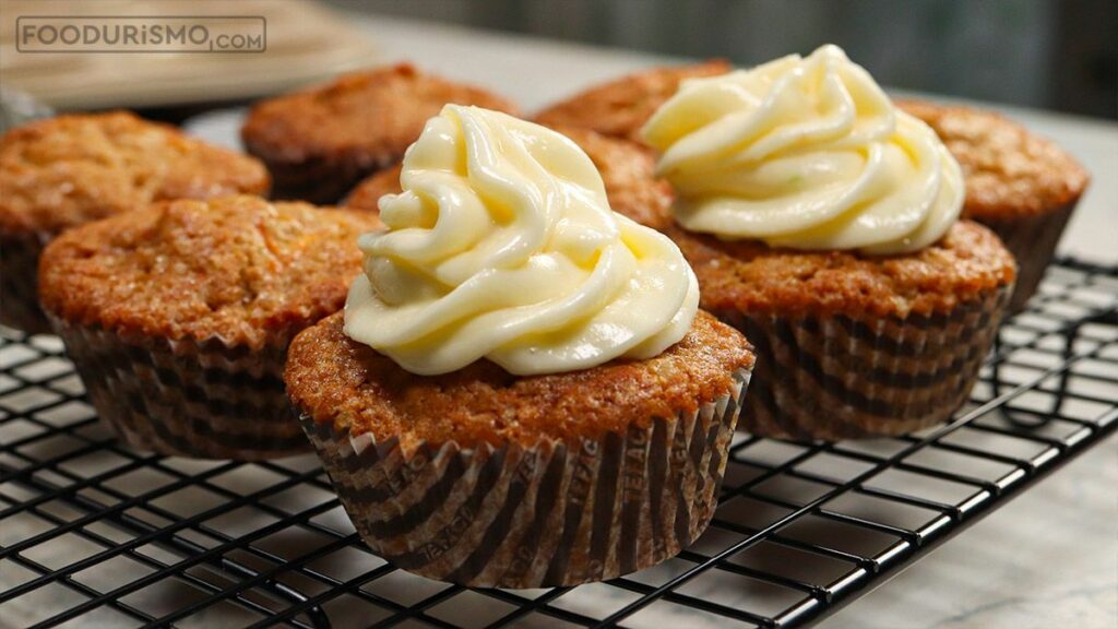 Cupcakes καρότου, εύκολα & χωρίς μίξερ