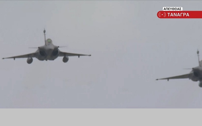 Στην Ελλάδα τα Rafale: «Καλώς ήρθατε στο σπίτι σας» – Ακούστε το μήνυμα υποδοχής των μαχητικών