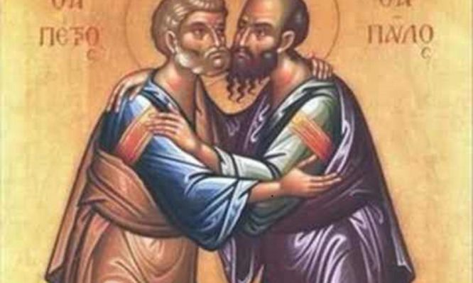Σήμερα 29 Ιουνίου τιμώνται οι Άγιοι Πέτρος και Παύλος: Οι Πρωτοκορυφαίοι Απόστολοι