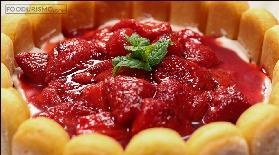 Σαρλότ φράουλας με λιμοντσέλο