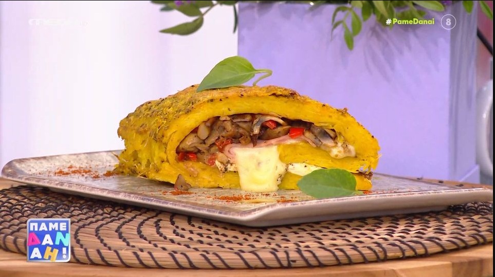 Ο chef Τίμος μάς φτιάχνει ρολό πατάτας γεμιστό με τυρί και μπέικον