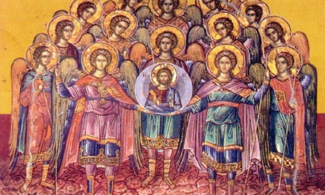 Στις 08 Νοεμβρίου τιμάται η σύναξη των Αρχαγγέλων Μιχαήλ και Γαβριήλ και των λοιπών Ασωμάτων και Ουράνιων Αγγελικών Ταγμάτων