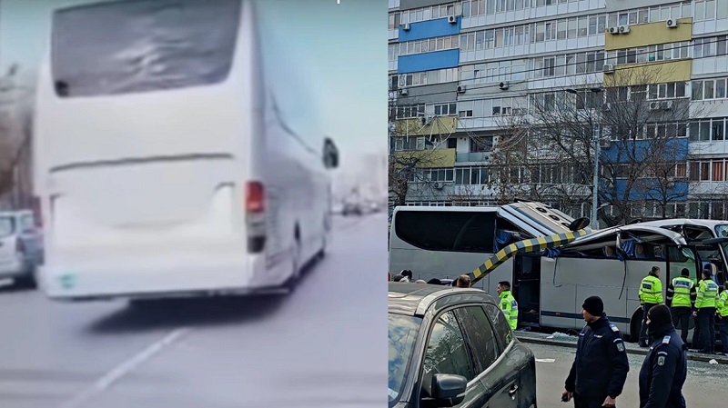 Ρουμανία: Βίντεο-ντοκουμέντο – Δευτερόλεπτα πριν το δυστύχημα, ο οδηγός του λεωφορείου αλλάζει λωρίδα!