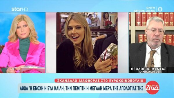 Θεόδωρος Μαντάς-ποινικολόγος- Αυτά είναι τα κριτήρια για την προφυλάκιση ή μη της Εύας Καϊλή την Πέμπτη