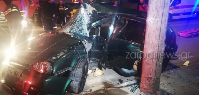 Σοβαρό τροχαίο τα Χριστούγεννα στα Χανιά