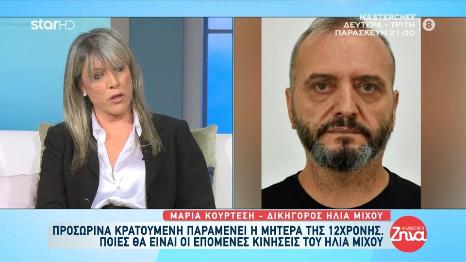 Μ. Κουρτέση-Δικηγόρος Ηλία Μίχου:  Ο Ηλίας Μίχος μου ζήτησε μέσα από τη φυλακή να σας μεταφέρω πως…