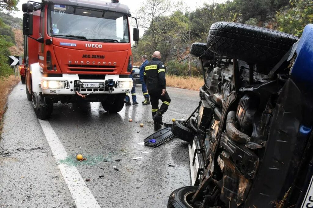 Νέα τραγωδία στην άσφαλτο με θύμα 20χρονο στην Κρήτη – Το ΙΧ έπεσε σε δέντρο και ανετράπη (pics)