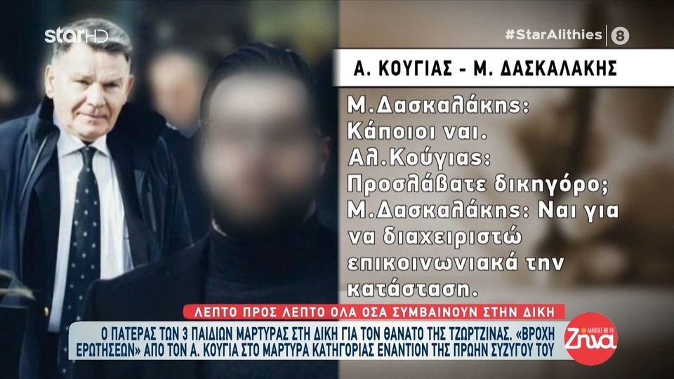 Δίκη Πάτρας-Συνεχίζονται οι ερωτήσεις στον Μάνο Δασκαλάκη από τον Αλέξη Κούγια:; Αν αθωωθεί και μετά σας κάνει μήνυση τι θα κάνετε;