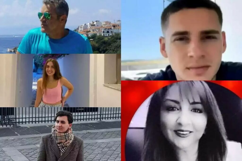 Αυτοί είναι οι 5 νεκροί που σκοτώθηκαν στα Τέμπη και ταυτοποιήθηκαν σήμερα – Συνεχίζεται το δράμα των οικογενειών