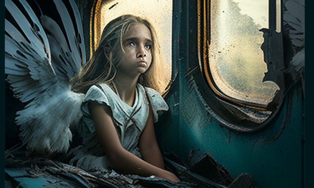 Τέμπη –  Συγκλονίζει το νέο σκίτσο του Αρκά: Το κορίτσι – άγγελος στο διαλυμένο τρένο και το μήνυμα για τις ευθύνες