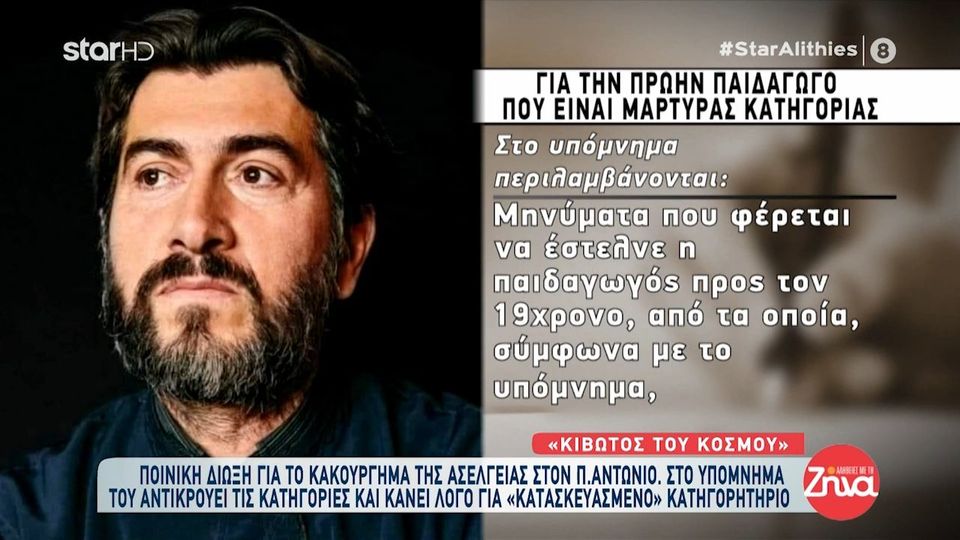 “Κιβωτός του Κόσμου”: Ραγδαίες εξελίξεις μετά την άσκηση ποινικής δίωξης εναντίον του πατρός Αντωνίου