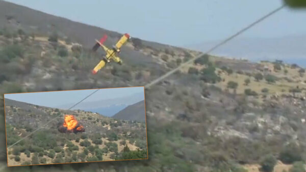 Η στιγμή που το Canadair συντρίβεται στην Κάρυστο την ώρα που προσπαθούσε να σβήσει την μεγάλη πυρκαγιά- Βίντεο ντοκουμέντο