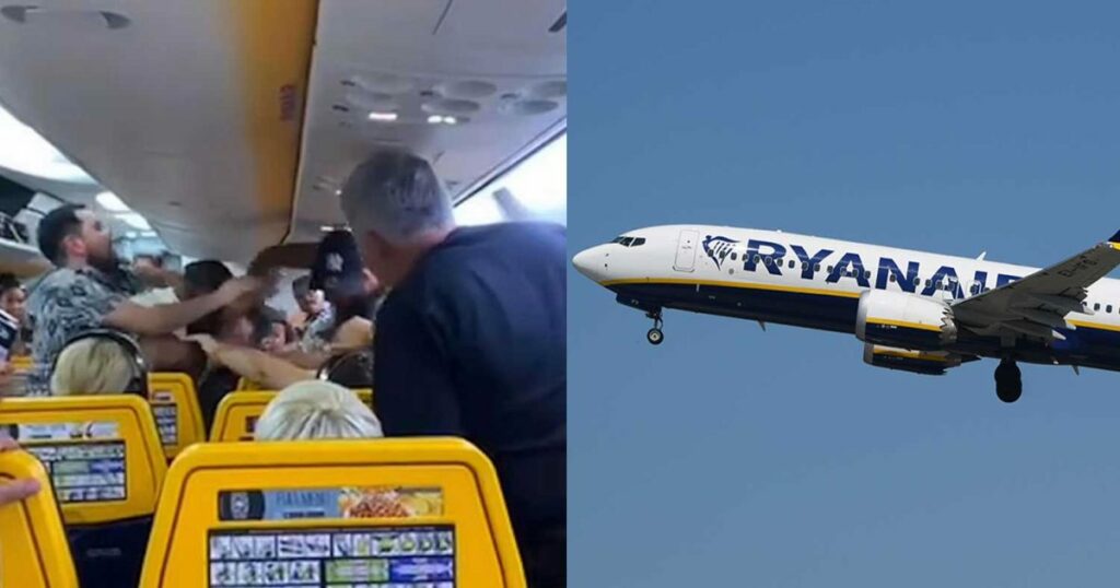 Χαμός σε πτήση  της Ryanair: Ξύλο σε αεροπλάνο για την θέση στο παράθυρο