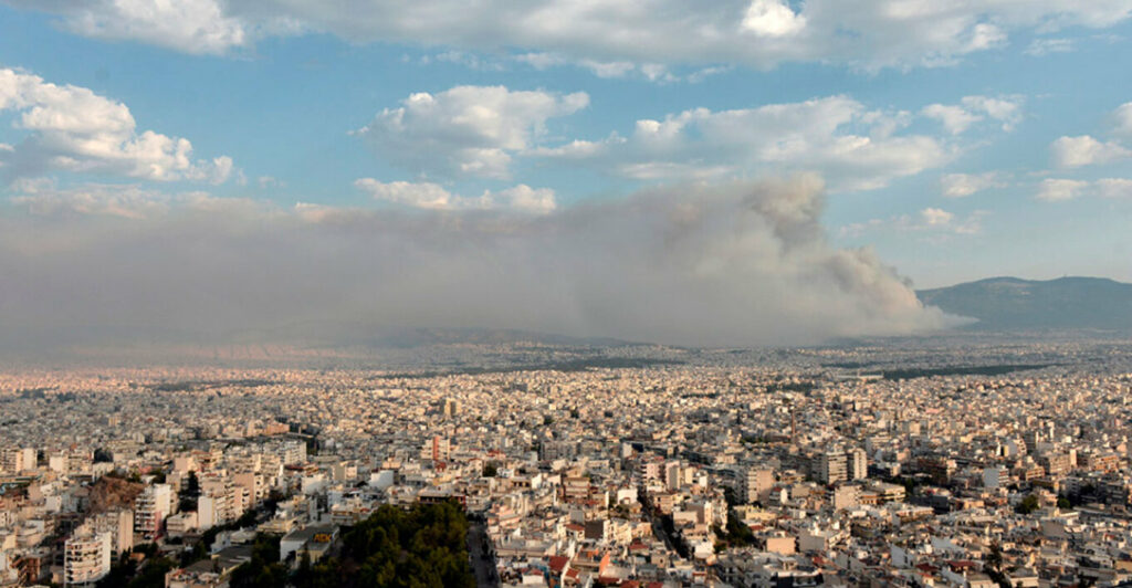 Φωτιά στην Πάρνηθα: Timelapse βίντεο δείχνει πώς ξεκίνησε και εξελίχθηκε