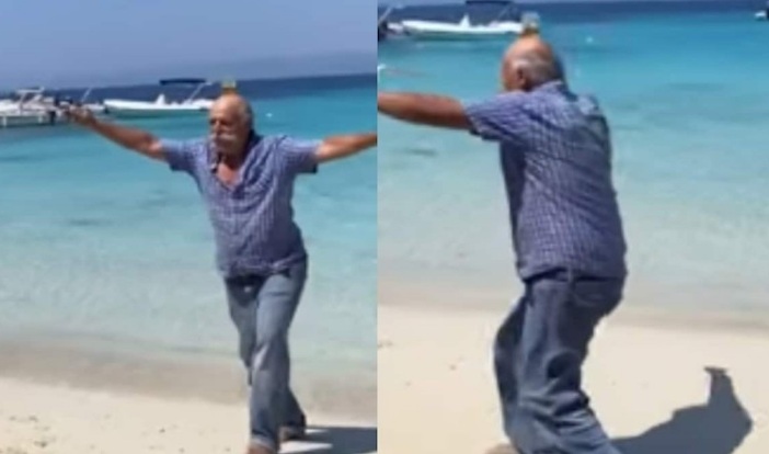 Μάγκας ο παππούς: Το λεβέντικο ζεϊμπέκικο 68χρονου στην παραλία που αποθεώθηκε στο Διαδίκτυο
