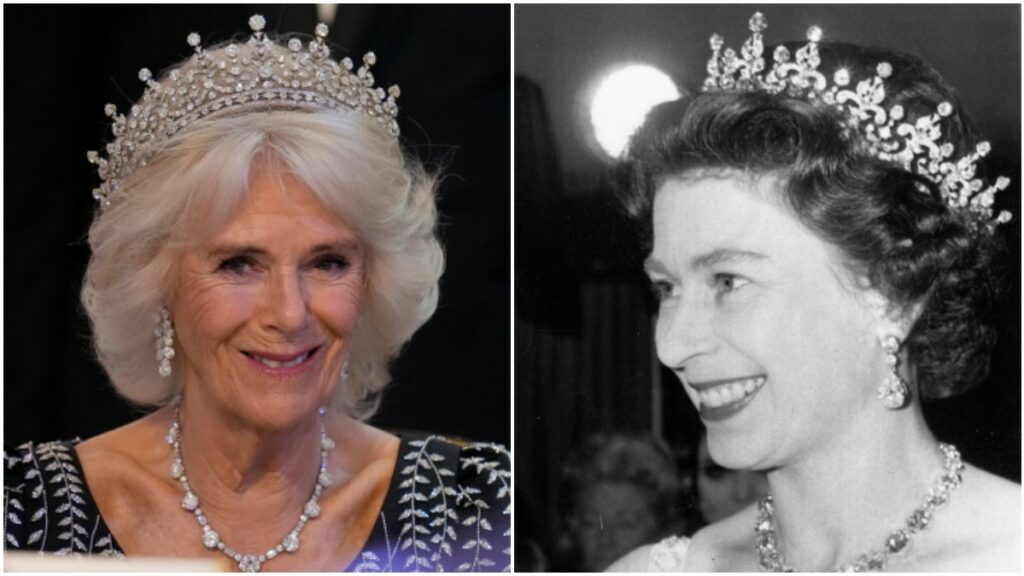 Καμίλα: Φόρεσε την αγαπημένη διαμαντένια τιάρα της εκλιπούσας βασίλισσας Ελισάβετ για να τιμήσει τη μνήμη της
