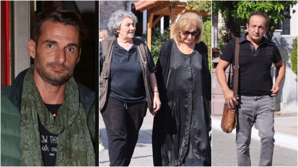 Αλέξανδρος Κομπόγιωργας: Συγκίνηση στην κηδεία του ηθοποιού- “Λύγισαν” η Κάρμεν Ρουγγέρη και η κόρη της, Χριστίνα Κουλουμπή