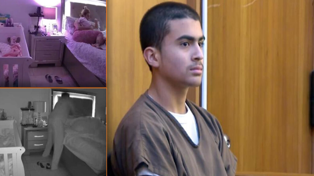 Ανατριχιαστική φωτογραφία δείχνει 13χρονο να στέκεται πάνω από την κοιμισμένη μητέρα του πριν τη σκοτώσει με μαχαίρι