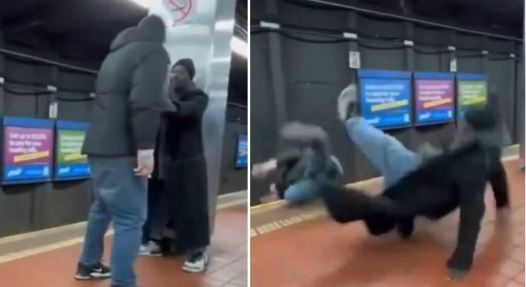 Σοκ! Καβγάδισαν στο μετρό, δέχθηκε δυο γροθιές, έπεσε στις ράγες και τον πάτησε ο συρμός. Προσοχή πολύ σκληρό βίντεο!