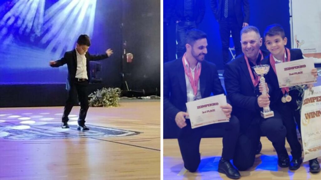 O 8χρονος Ανδρέας κέρδισε το 2ο βραβείο αλλά και τις εντυπώσεις στο διεθνές φεστιβάλ ζεϊμπέκικου-Δείτε βίντεο με τον μικρό να χορεύει σαν επαγγελματίας!