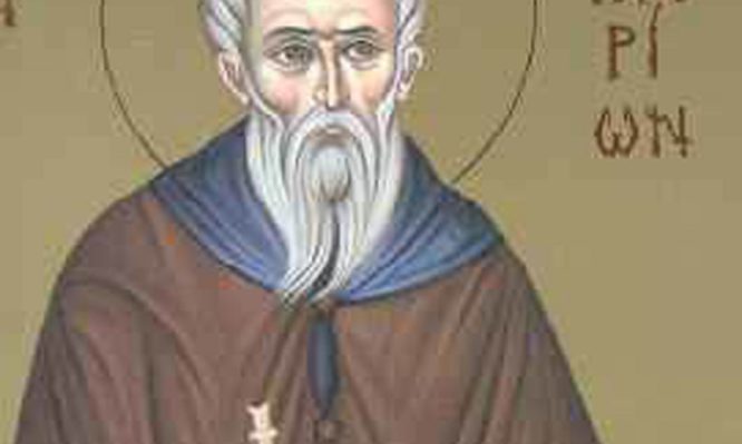 Ο Άγιος Ιλαρίων, ο ηγούμενος της Ι.Μ Πελεκητής τιμάται στις 28 Μαρτίου