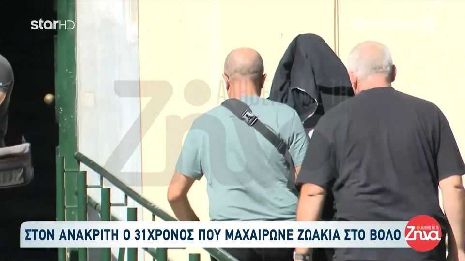 Στον ανακριτή ο 31χρονος σφαγέας ζώων του Βόλου