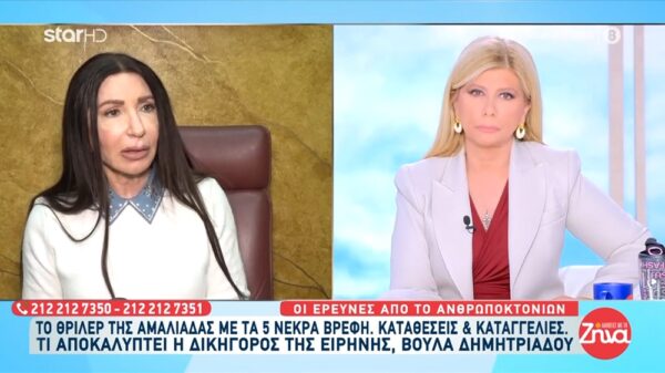 Συμβούλεψα την Ειρήνη να αφήσει την κοινωνία να κρίνει την μητέρα της. Για την οποια πορεία της Ειρήνης η μητέρα της είναι ηθική αυτουργός…