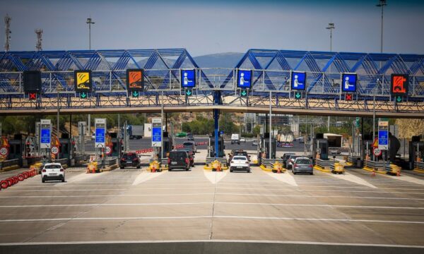 Διόδια: Πόσο αυξάνονται οι τιμές από 1η Ιανουαρίου – Τι θα πληρώνουμε σε κεντρικούς οδικούς άξονες