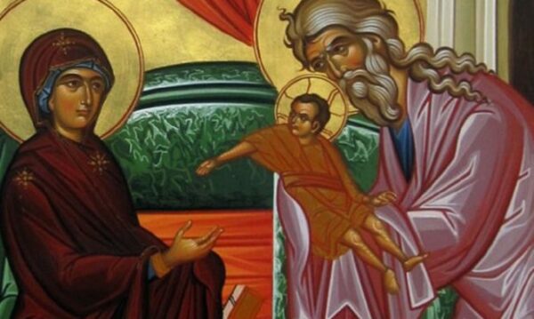 Σήμερα 03 Φεβρουαρίου τιμώνται ο δίκαιος Συμεών ο Θεοδόχος και Άννα η Προφήτιδα