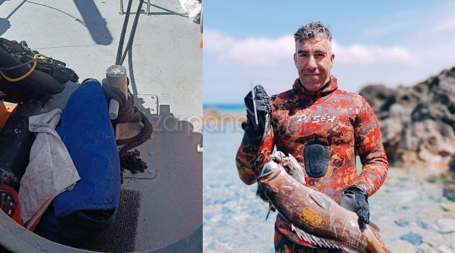 Χανιά: Θρήνος για τον 43χρονο δύτη – Κάμερα στο ψαροντούφεκο κατέγραψε τις τελευταίες του κινήσεις