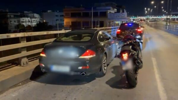 Οδηγός συνελήφθη γιατί οδηγούσε μεθυσμένος με 206 χλμ/ώρα στη Λεωφόρο Συγγρού