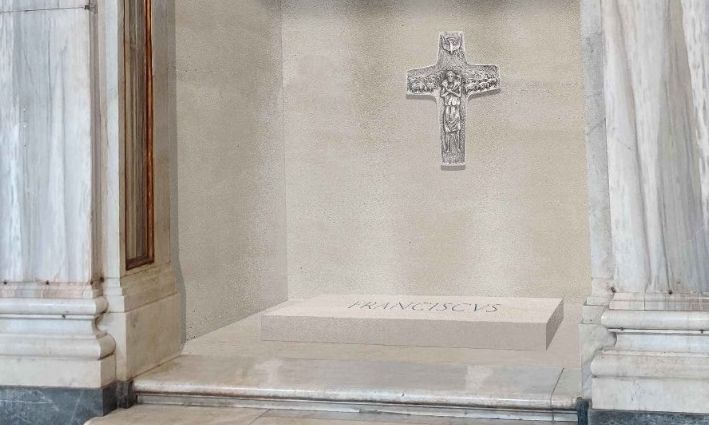 Αυτός είναι ο τάφος του Πάπα Φραγκίσκου – Εικόνες και Βίντεο