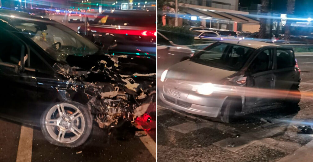 Βίντεο λίγο μετά το σοβαρό τροχαίο με τα έξι οχήματα στη λεωφόρο Ποσειδώνος – Οκτώ τραυματίες